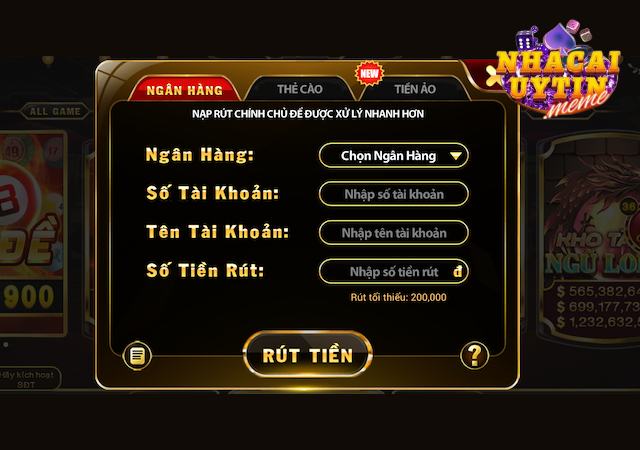 Hướng dẫn rút tiền Go88 tiện lợi