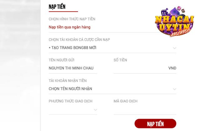 Nạp/rút Mibet nhanh chóng, tiện lợi