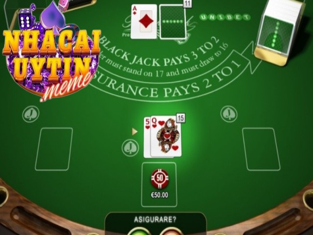 Chơi game Blackjack tại live casino 12bet 