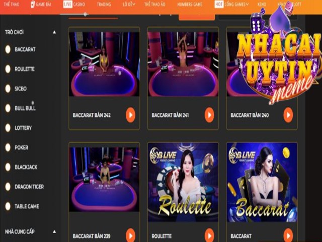 Chọn game tại live casino Sv88 để đặt cược