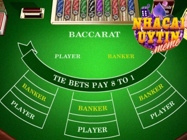 Trò chơi Baccarat tại live casino 8live có tỷ lệ thắng cao