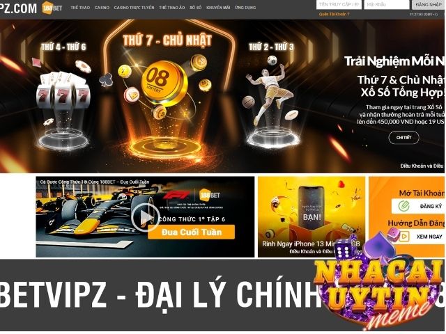 Chơi slot game tại 188bet