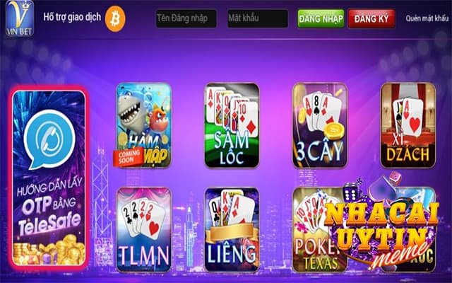 Sản phẩm cá cược vinbet đa dạng