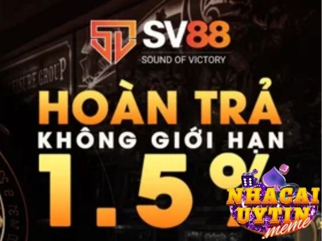 Hoàn tiền cho bet thủ tại Sv88