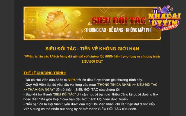 Khuyến mãi 888B VIP cực cháy