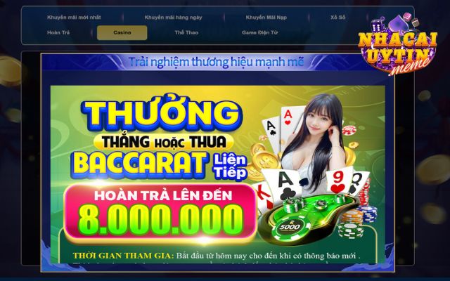 Khuyến mãi QH88 thưởng nóng 8 triệu baccarat