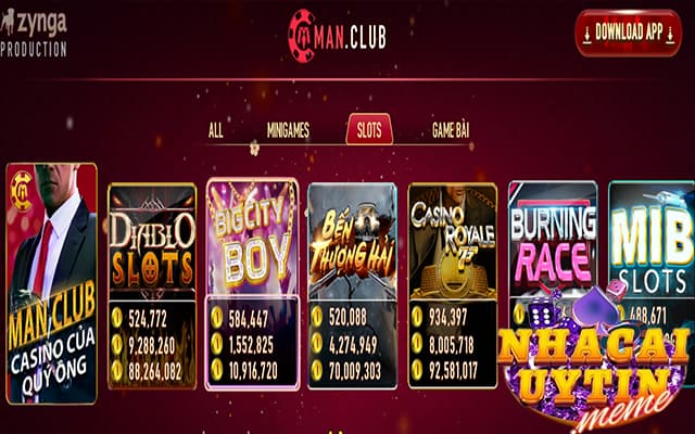 Slots game ManClub