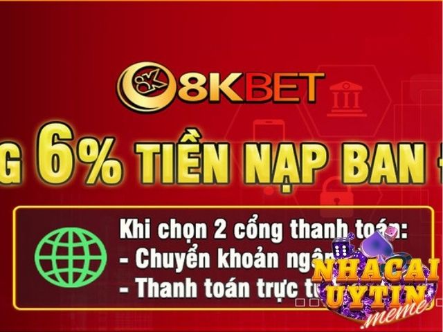 Tham gia sảnh thể thao nhận khuyến mãi 8kbet