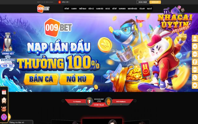 009Bet là nhà cái minh bạch