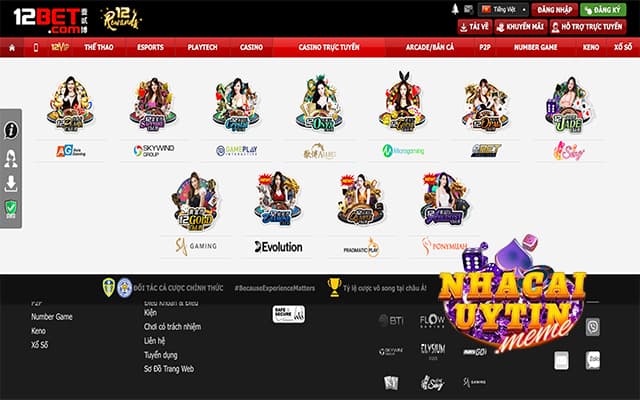 Casino trực tuyến 12bet