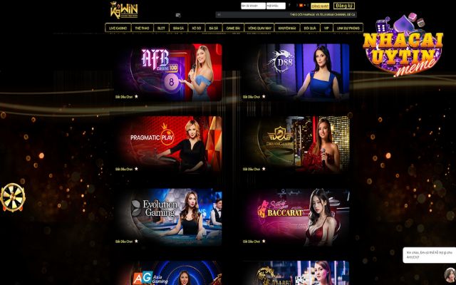 Danh sách sảnh casino K9