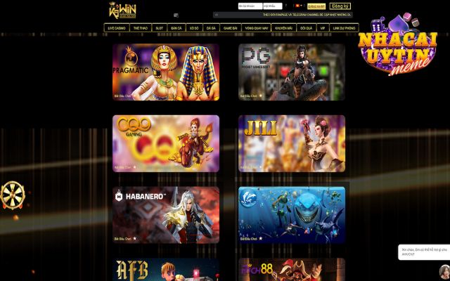 Danh sách sảnh slot K9