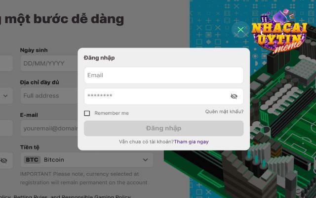 Hướng dẫn đăng nhập 10 Casino