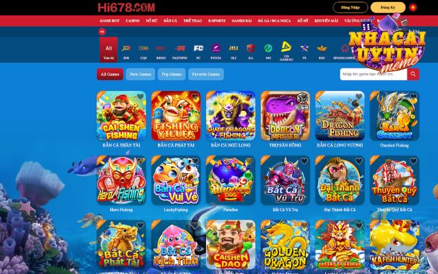 List game bắn cá xanh chín tại HI678