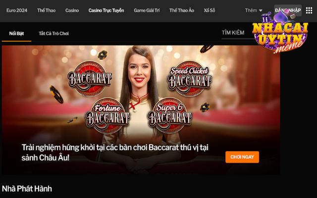 Sản phẩm casino tại 88Bet