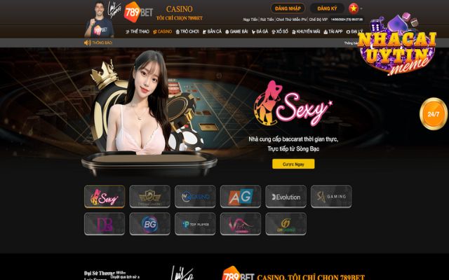 Sảnh casino tại 789Bet